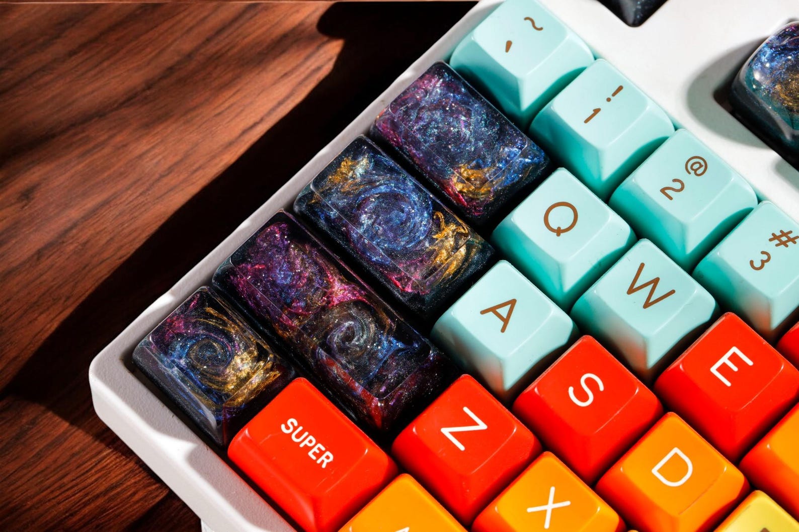 Galaxy Artisan Keycaps, Custom Artisan Keycaps,cute Anime Keycaps ...