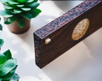 The Royal Wood Mechanical Keyboard Case,Custom Keyboard Case, Wooden Keyboard Cover, gift for him, gift for her,christmas gift,handmade gift