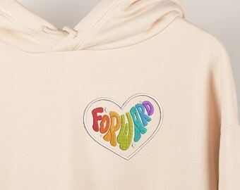 Forward Embroidery File. love is love Lettering Machine Embroidery File, Pride machine embroidery, human rights embroidery