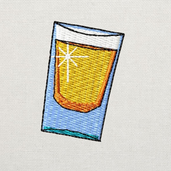 Shot Glasses Embroidery Etsy