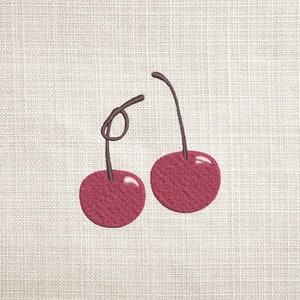 Cherry Machine Embroidery Design File- Cherry Embroidery file- Valentines Day Embroidery File- Valentines day: Art Vintage cupid Embroidery