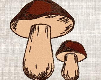 Mushroom Machines Embroidery File. cottage mushroom Art, forest Machine Embroidery, mushroom Embroidery File, Mushrooms Embroidery