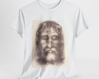 Real Face Of Jesus Christ Shirt, Shroud Of Turin, Jesus Christ Tee, Christian t-shirt, Religious Gift Shirt