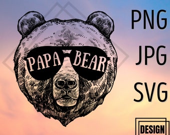 Download Father Bear Svg Etsy