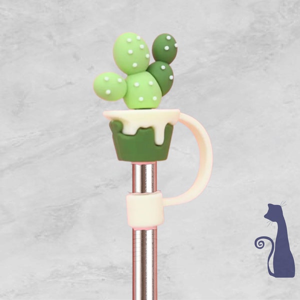 Cactus Tumbler Straw Etsy