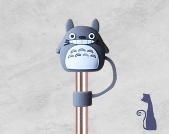 Totoro Straw Topper, Straw Cover, Straw Charm, Straw Cap, Straw Topper, Not For Stanley Straws