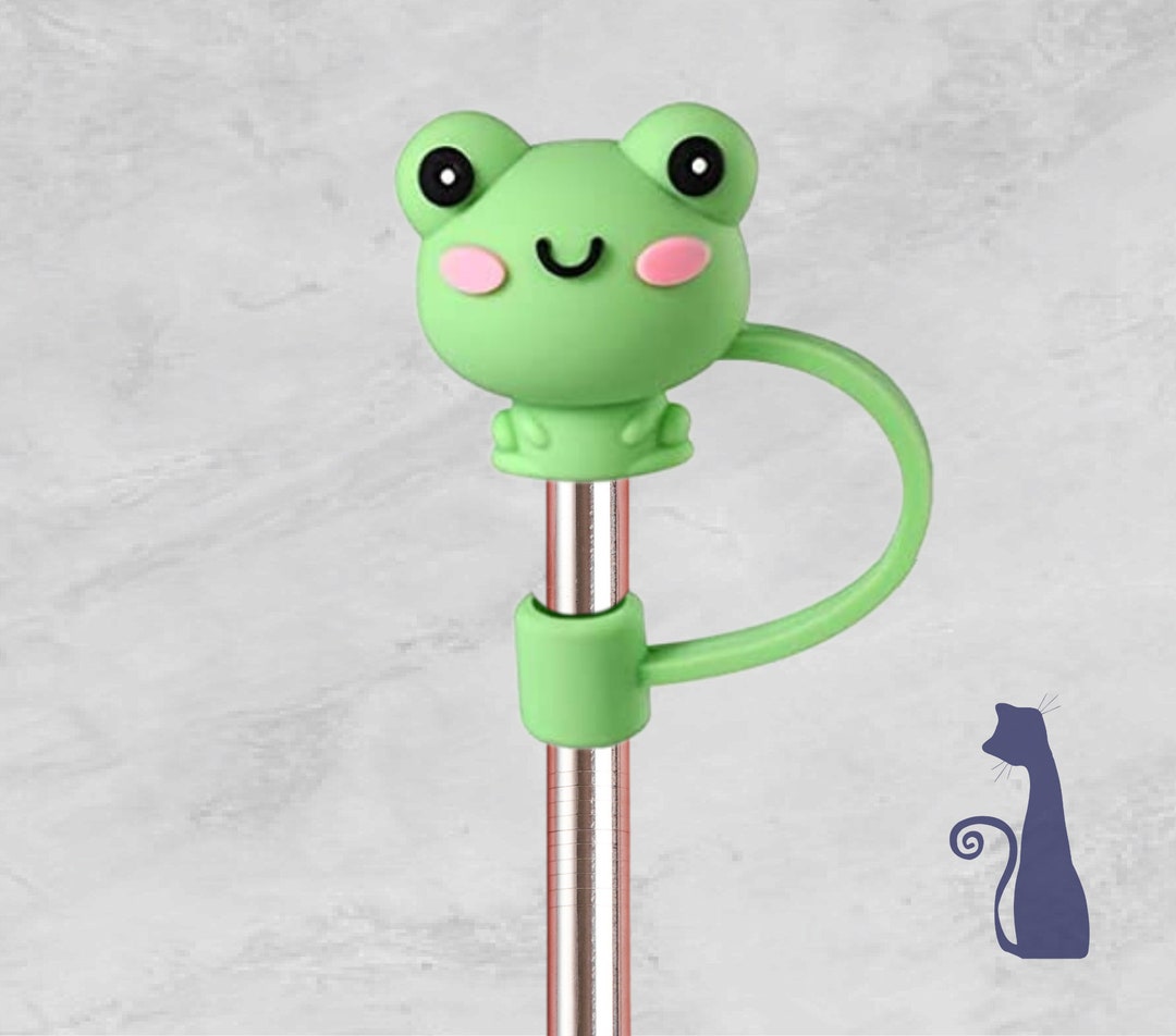 Frog Straw Topper, Straw Covers, Straw Charms, Straw Caps, Not for Stanley  Straws 