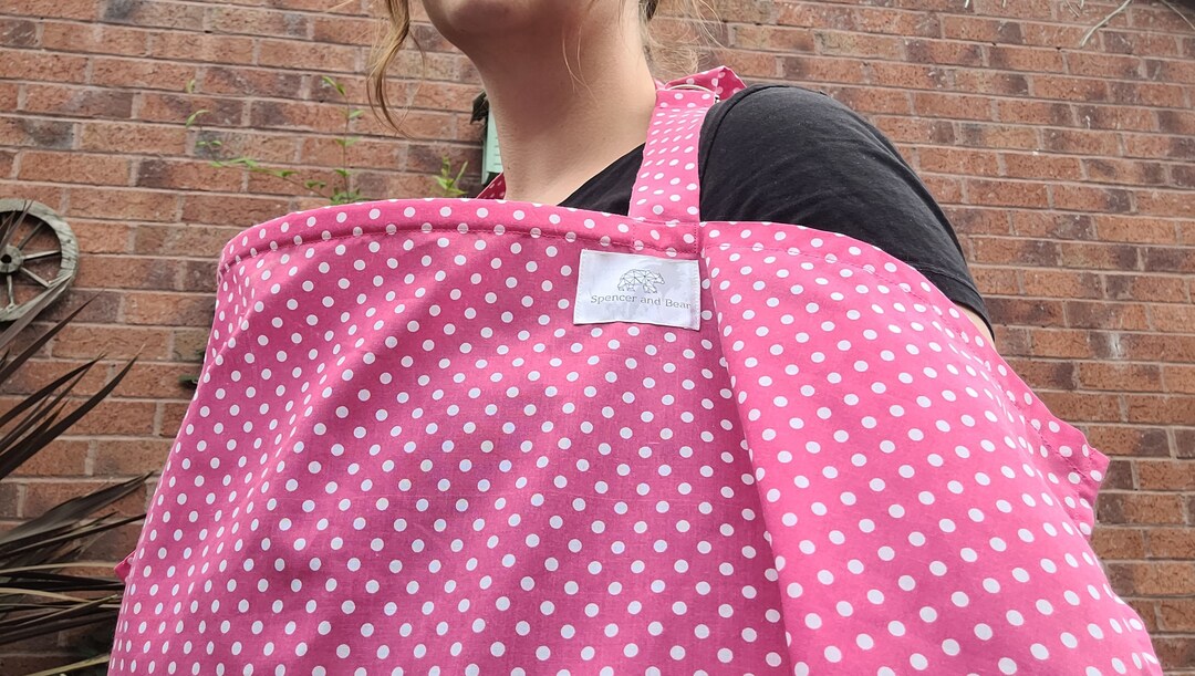 Pinkpolkadot Breastfeeding Cover Etsy
