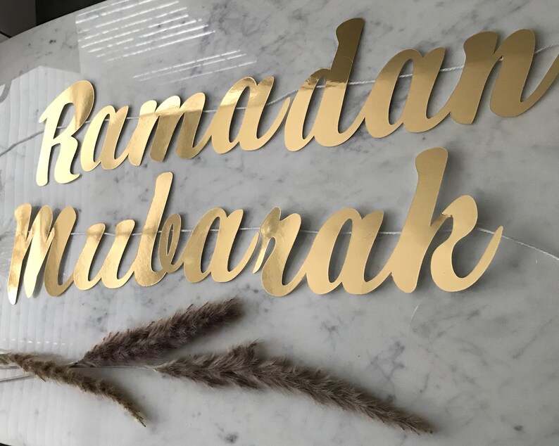 UPDATED Ramadan Party Banner Garland Decor Ramadan Custom Etsy