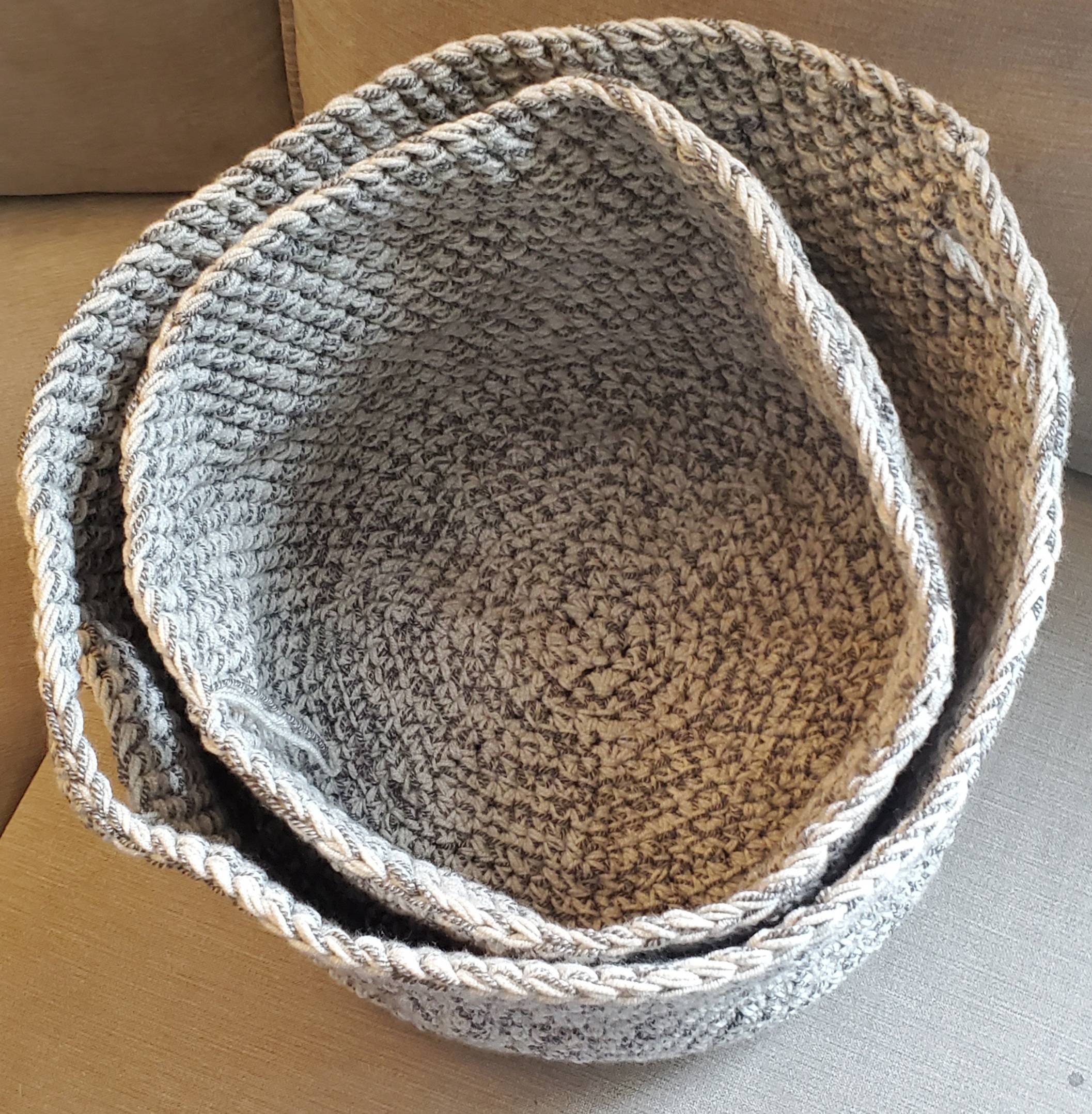 Nesting Baskets Set Etsy