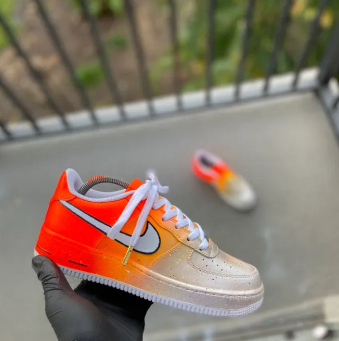 custom sunset air force 1