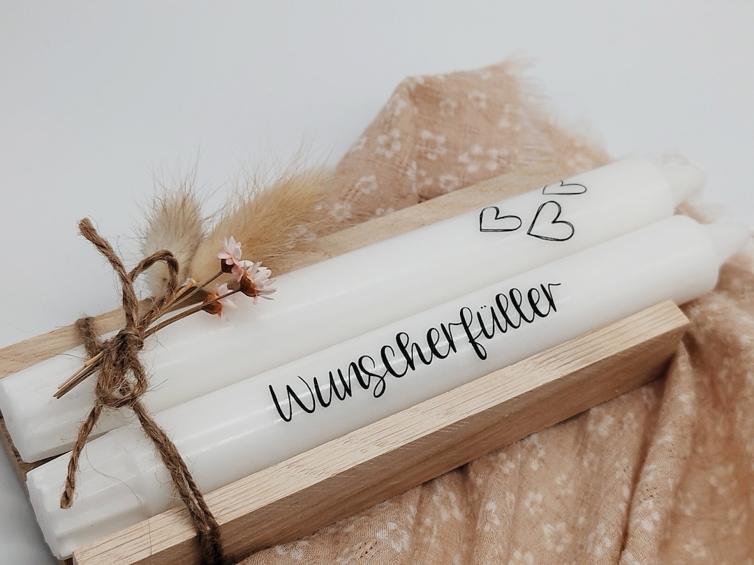 Voucher Packaging Gift Wishfulfiller Stick Candle With Etsy