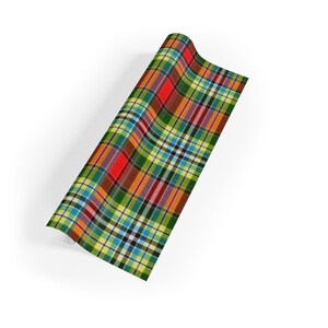 Tartan Gift Wrap – Luxury Eco Wrapping Paper with Classic Plaid Design, Recyclable Gift Wrap for Birthdays, Christmas & Scottish Gifts image 3