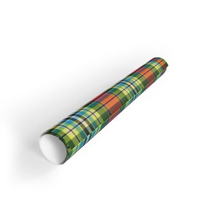 Tartan Gift Wrap – Luxury Eco Wrapping Paper with Classic Plaid Design, Recyclable Gift Wrap for Birthdays, Christmas & Scottish Gifts image 2