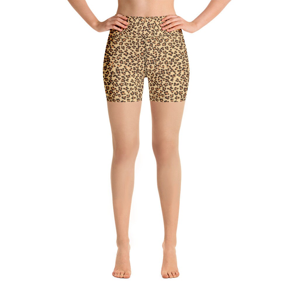 Leopard Print Cycling Shorts Leopard 