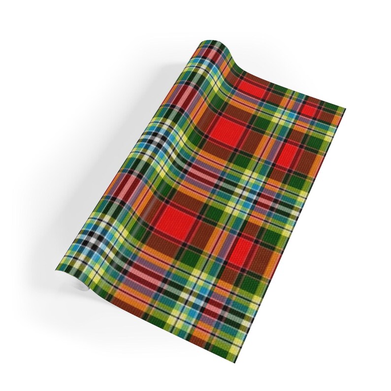 Tartan Gift Wrap – Luxury Eco Wrapping Paper with Classic Plaid Design, Recyclable Gift Wrap for Birthdays, Christmas & Scottish Gifts image 6