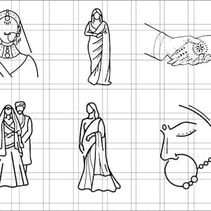 Indian Wedding - SVG