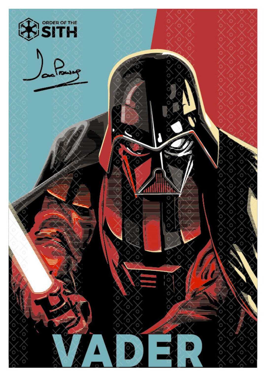 Darth Vader. A3 Poster, Starwars. Hi Res JPEG Portrait. - Etsy