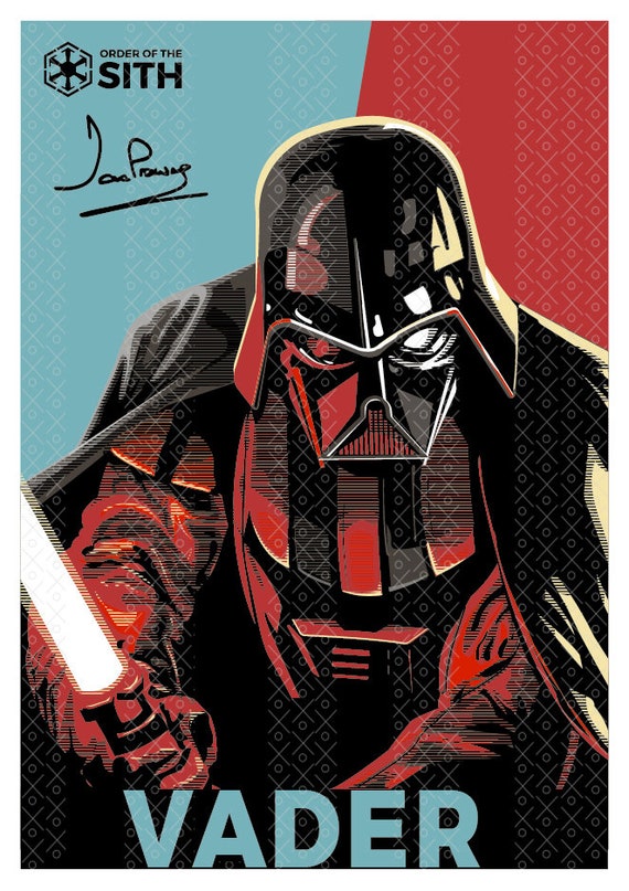 Darth Vader. A3 Poster, Starwars. Hi Res JPEG Portrait. - Etsy