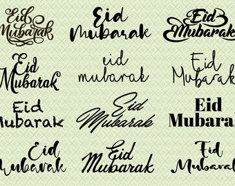 Fontes Eid Mubarak#2, SVG, PNG, EPS, arquivo vetorial