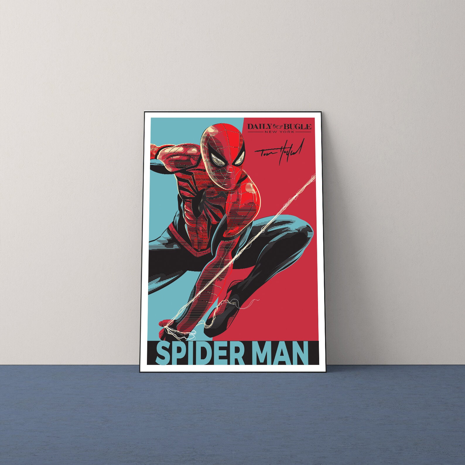 Spider Man. A3 Poster Marvel, Superhero, Hi Res JPEG Portrait