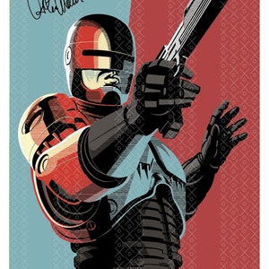 Robo Cop . A3 Poster, Hi Res JPEG portrait.