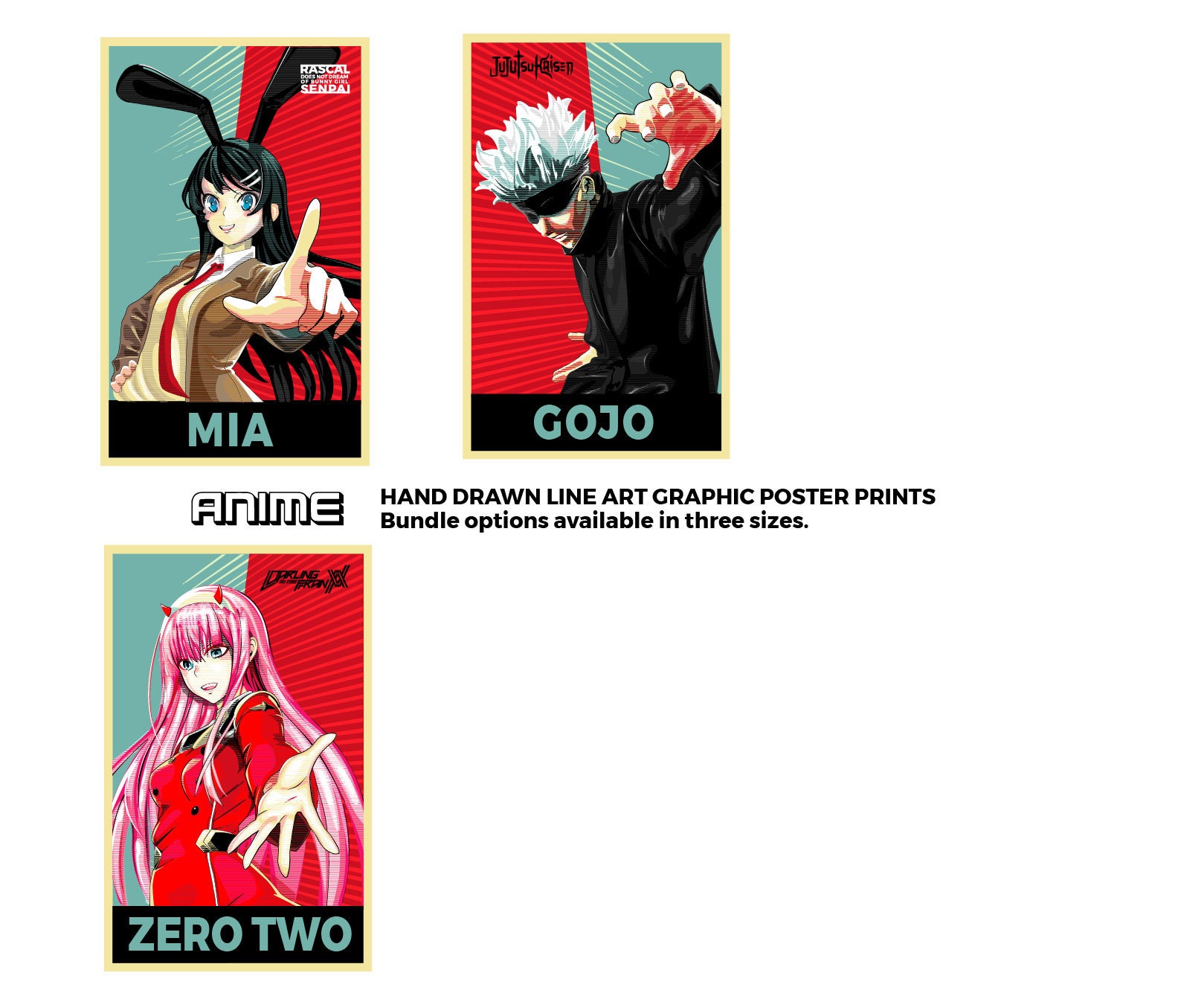 ANIME POSTER Etsy