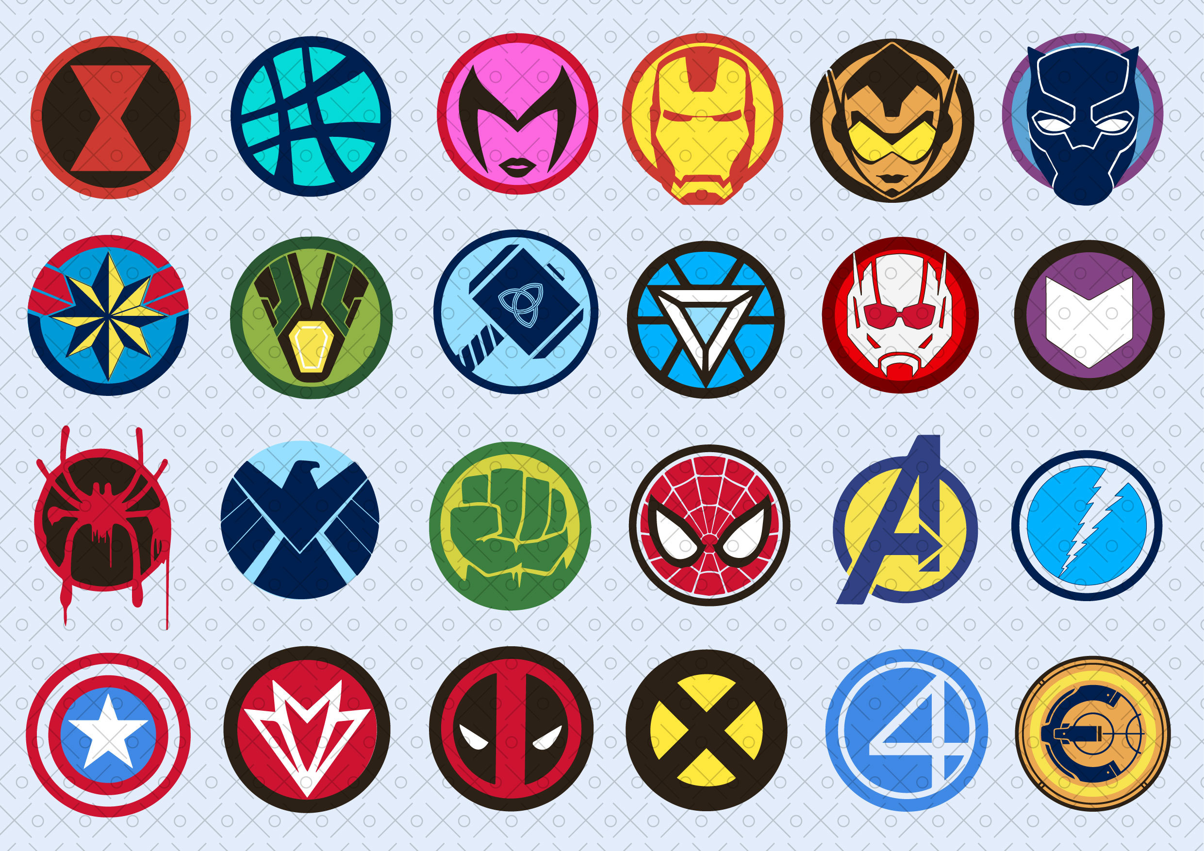 Logo Circle Etsy Israel Avengers -