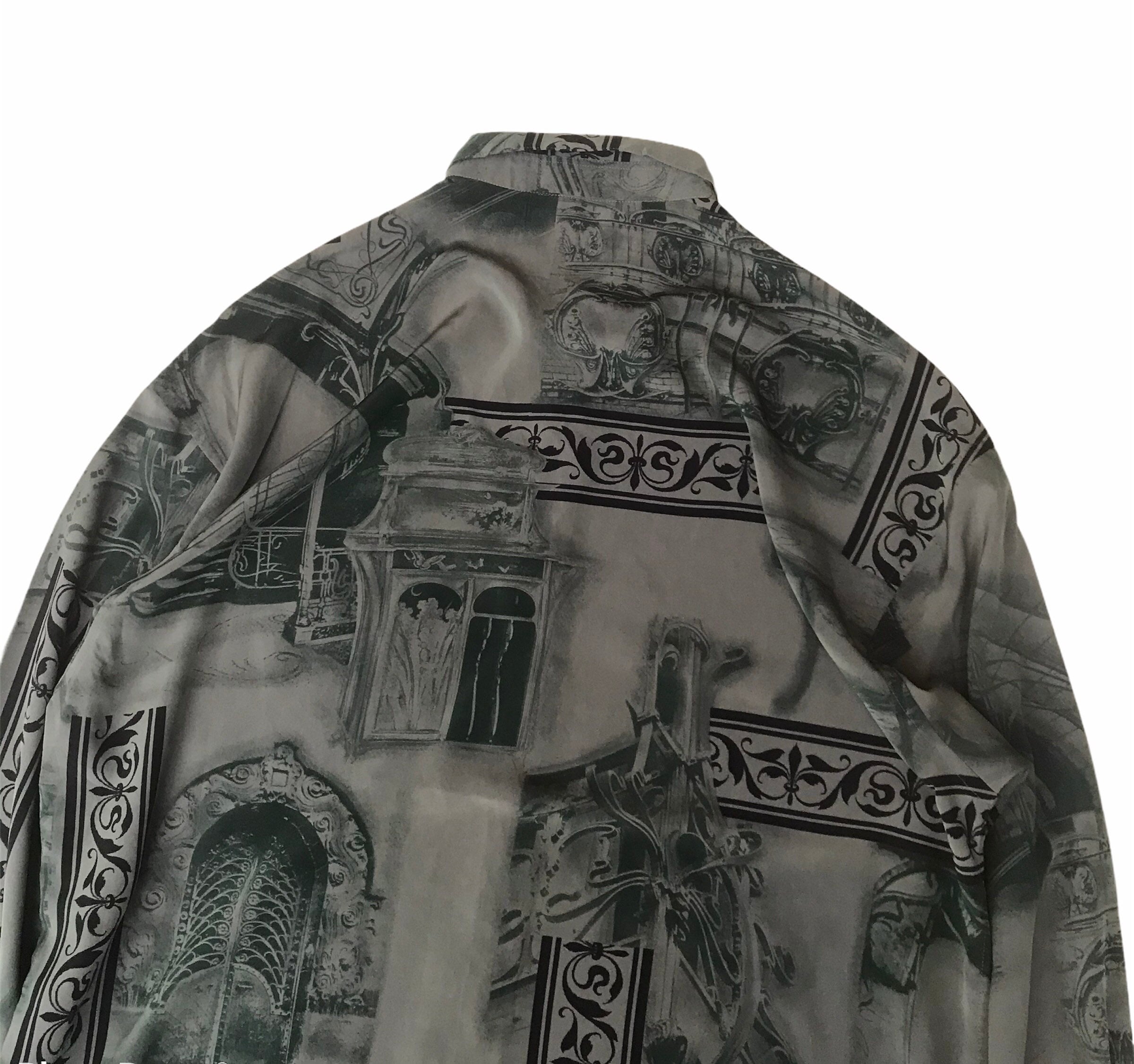 vintage versace silk shirt