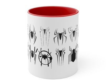 11oz Spiderman Symbols from all the MCU movies plus a bonus Morales symbol!