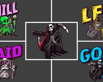 Skeletons and Guns! LFG what better way to express your love of FPS