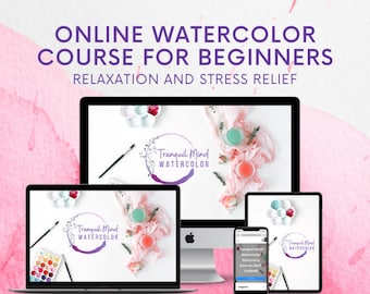 Watercolor Painting for Beginners - Tranquil Mind Watercolor Discovery | Painting Course | Art Course