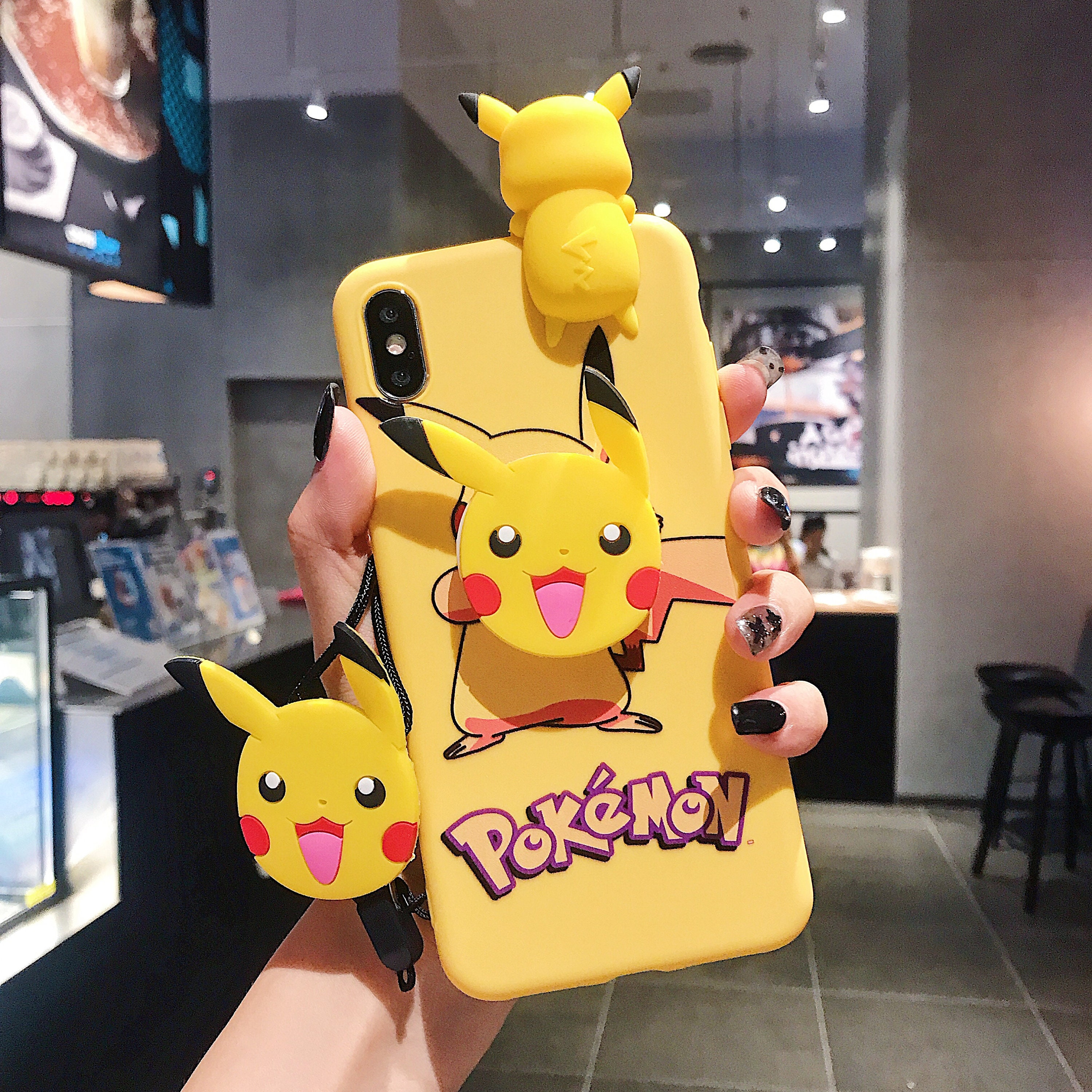 Pikachu Phone Case Cover 3D Cute Cartoon for iPhone Fast Free Etsy.de