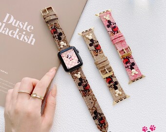 Disney Apple Watch Genuine leather Strap - Superior high quality