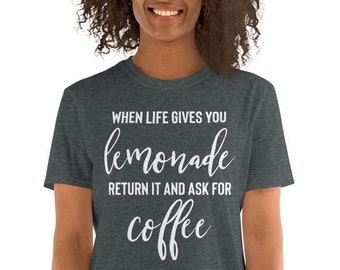 Coffee T-Shirt, Cute Coffee Shirt, Coffee Lovers Shirt, Womens Coffee Shirt, Teacher Shirt, Womens TShirt, Womens Gift, Funny Coffee Tee