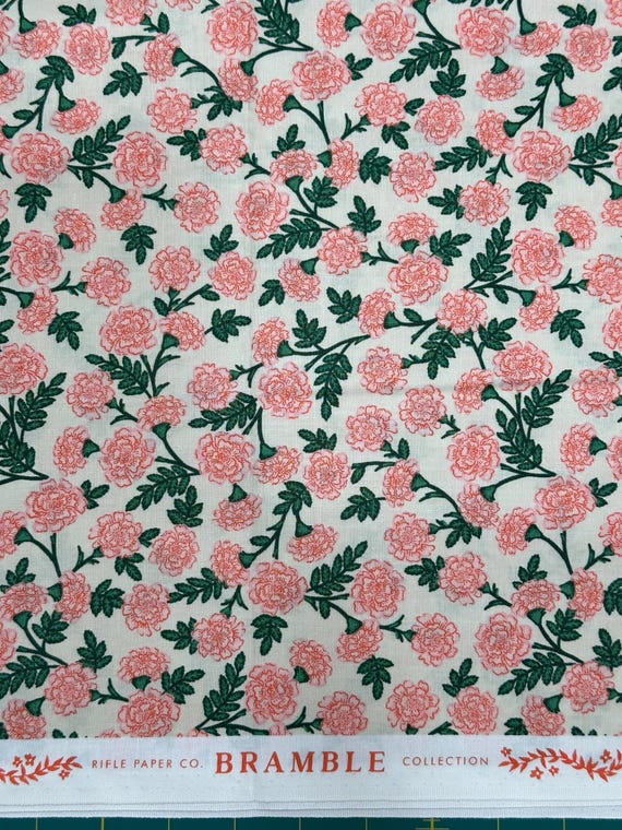 Bramble from Rifle Paper Co. (Pink Flowers on Cream)