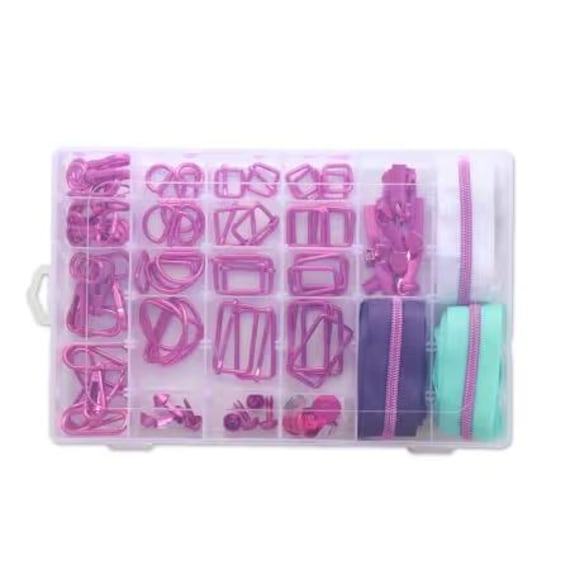 Tula Pink Box Bundle of Essential Zippers & Hardware from Sallie Tomato