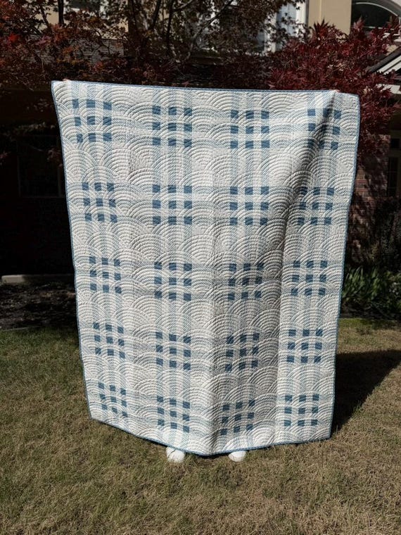 Simple Plaid (Throw Size) - Finished Quilt