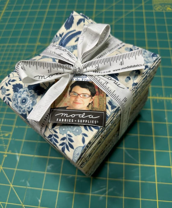 Bleu de France Fat Quarter Bundle by French General from Moda Fabrics - RARE FIND