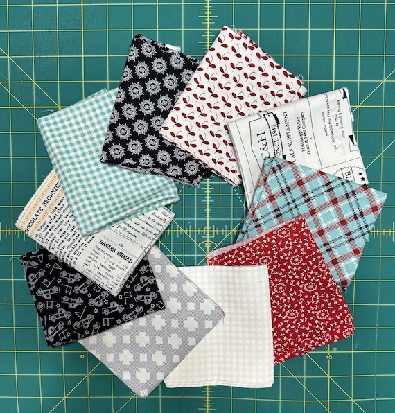 Feed Company 10 Fat Quarter Bundle by Sweetwater from Moda Fabrics - RARE FIND