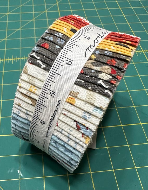 Dog Daze Jelly Roll by Stacy Iest Hsu from Moda Fabrics