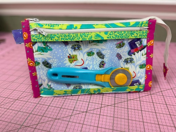 Inside Out Vinyl Pocket Pouch - Tula Pink Fabric