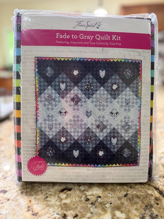 Fade to Gray Quilt Kit by Tula Pink for FreeSpirit Fabrics