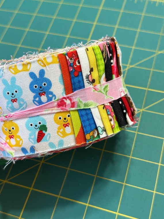 Japanese Novelty Fabrics  - 2.5" strips