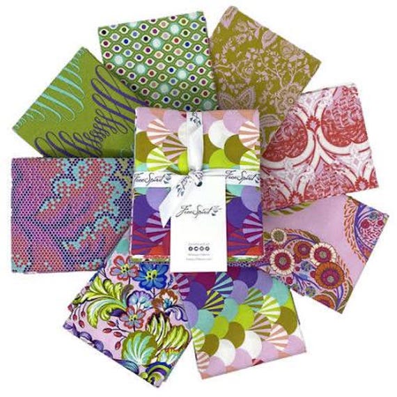 Parisville Deja Vu Half Yard Bundle by Tula Pink for Free Spirit Fabrics