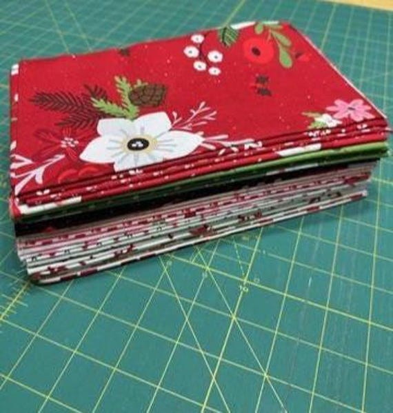 Holly Holiday Fat Quarter Bundle by Christopher Thompson for Riley Blake Designs