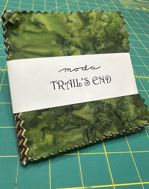 Trail's End Batik Charm Pack by Holly Taylor for Moda Fabrics - RARE FIND