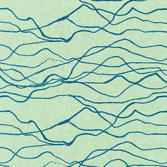 Quarry Trail (Green with blue lines)
