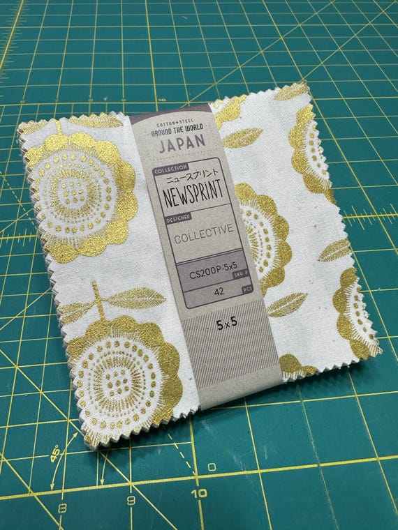 Cotton + Steel Around the World Japan 5" Square Pack