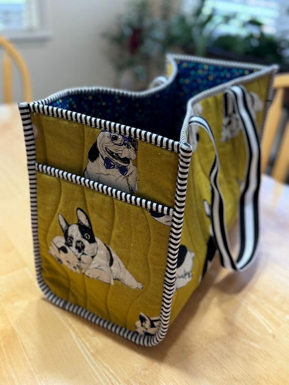 All The Things Tote made with Kokka Canvas